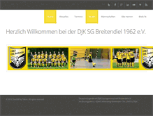 Tablet Screenshot of djk-breitendiel.de
